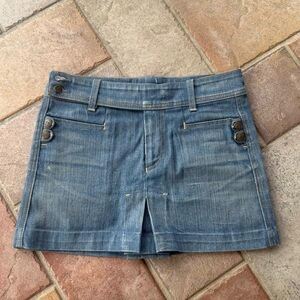 Citizens Of Humanity Denim Blue Mini Skirt